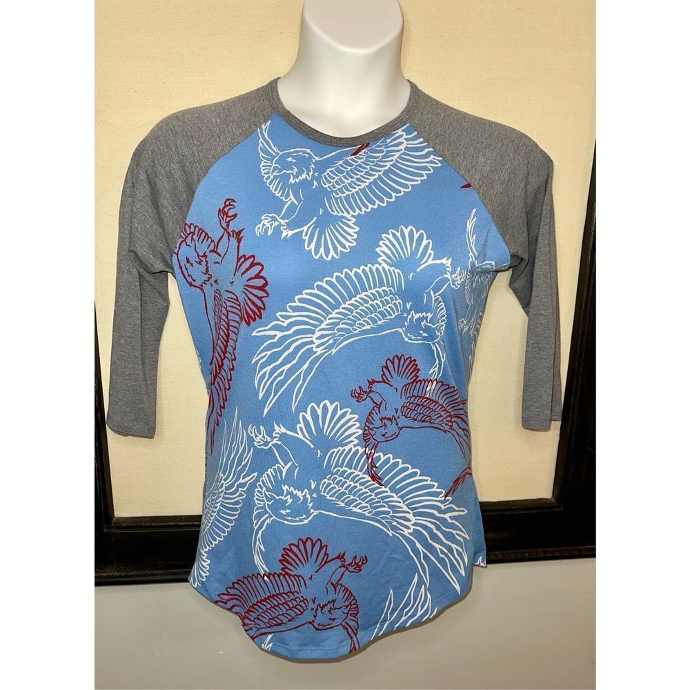Lularoe Randy Eagle Print Shirt - Small - Picture 8 of 10